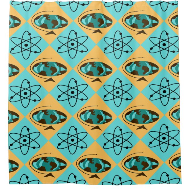 Cortina Para Box Retro Harlequin - Cortina de Chá Trotter (Frente)