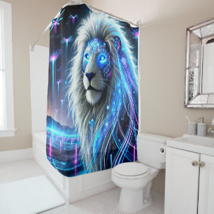 Cortina Para Box Robot Lion Art
