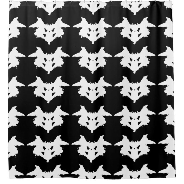 Cortina Para Box Rorschach Inkblot (Frente)