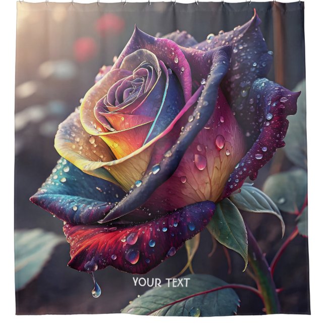 Cortina Para Box Rosa Amarelo Roxo Fantasia (Frente)