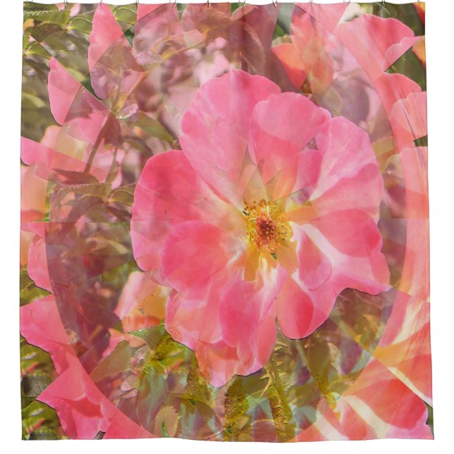 Cortina Para Box Rosa Amor....... (Frente)