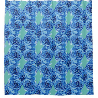 Cortina Para Box Rosa azul romântico