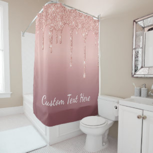 Cortina Para Box Rosa de Texto Personalizado Dissipadores Sparkle L