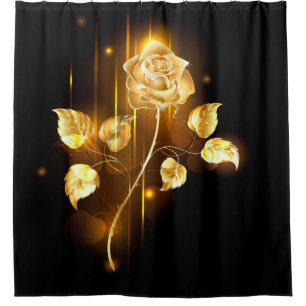 Cortina Para Box Rosa do ouro ( rosa dourado )