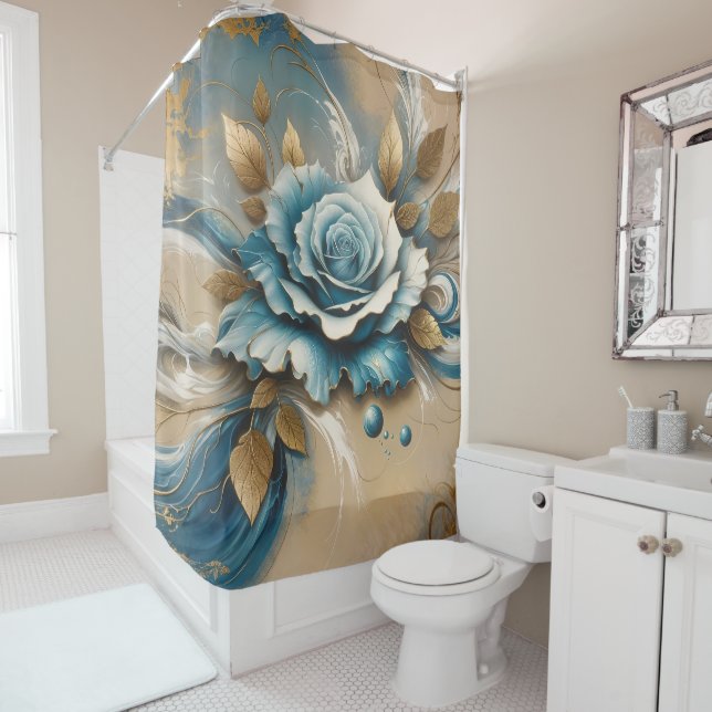 Cortina Para Box Rosa Dourado e lacrimogêneo (In Situ)