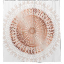 Rosa Dourado Mandala Modern