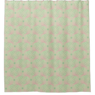 Cortina Para Box Rosa no verde