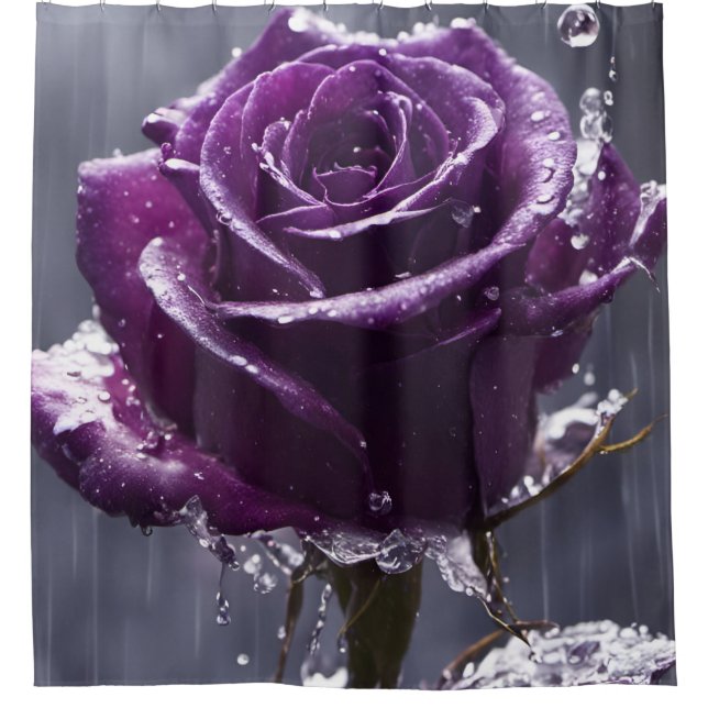 Cortina Para Box rosa Rain-Drened Purple (Frente)