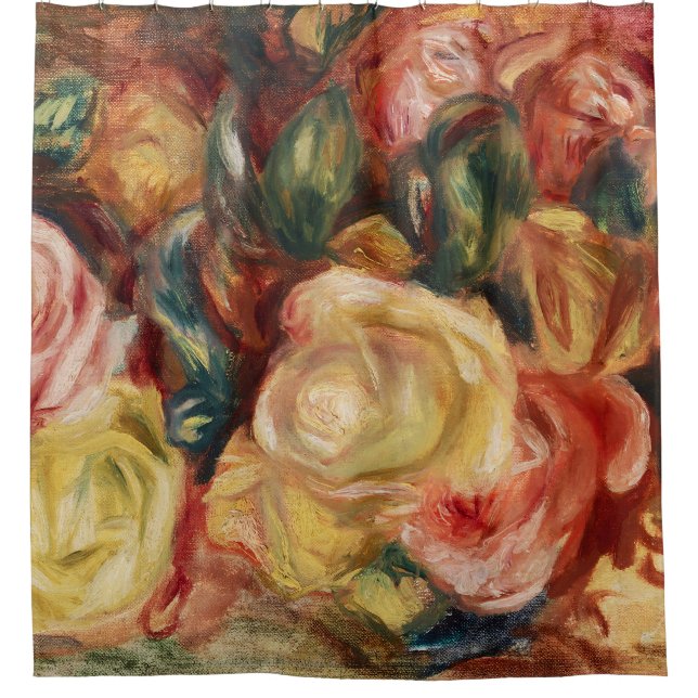 Cortina Para Box Rosas (1912) apresentada por Pierre-Auguste Renoir (Frente)