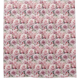 Cortina Para Box Rosas Rosa Cortina de Chá Maximalista