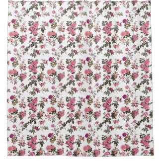 Cortina Para Box Rosas Rosadas Antigas