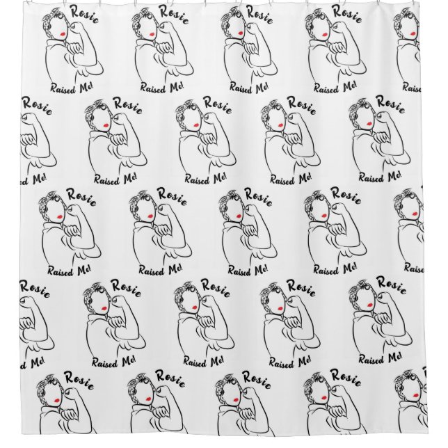 Cortina Para Box Rosie Raised Decade - Impressão de tela (Frente)