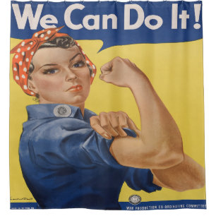 Cortina Para Box Rosie the Riveter