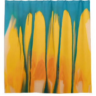 Cortina Para Box Roupa AMARELO E AZUL