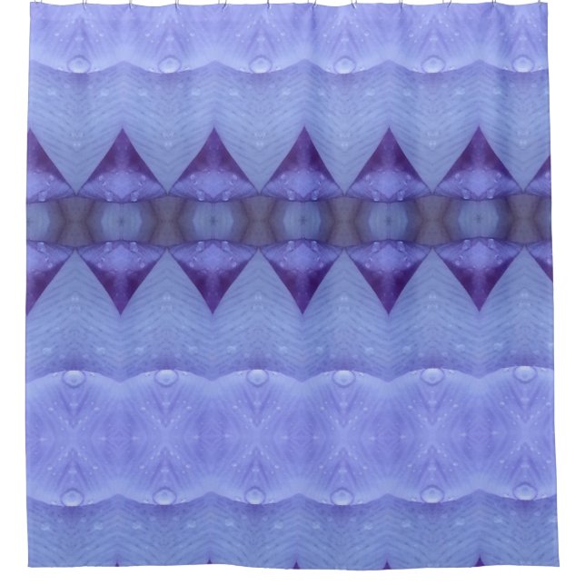 Cortina Para Box Roxo Diamond Ikat (Frente)