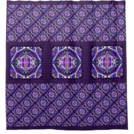 Cortina Para Box Roxo W3