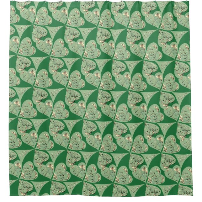 Cortina Para Box "Rua Feliz", "Shamrocks do Patrick" (Frente)