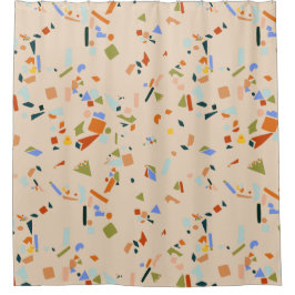 Cortina Para Box Rubber Duck Modern Terrazzo