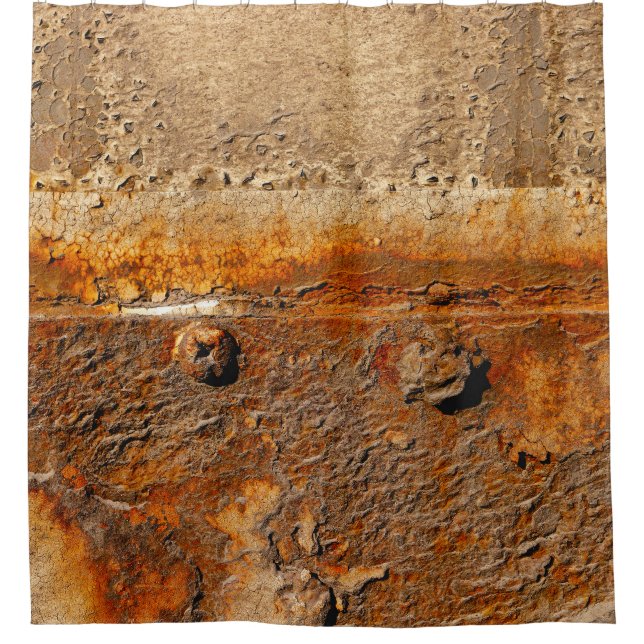 Cortina Para Box Rustic Metal: Fundo Texturizado Pesado (Frente)