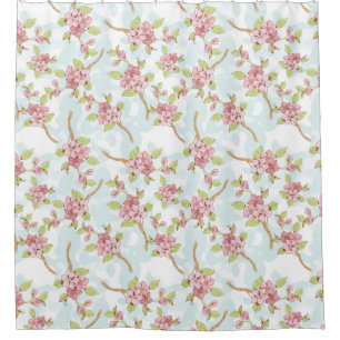 Cortina Para Box Sakura/Cereja Flor