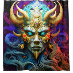 Cortina Para Box Scary Demon