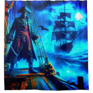 Cortina Para Box Scary Pirate