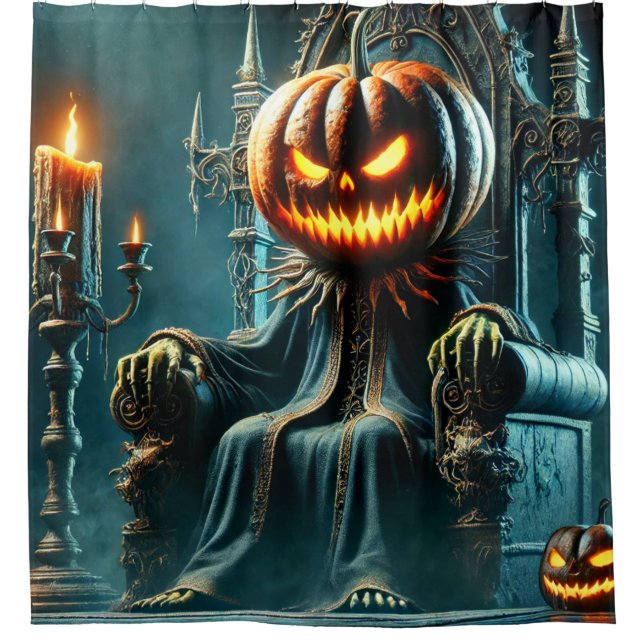 Cortina Para Box Scary Pumpkin King (Frente)