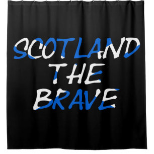 Cortina Para Box Scotland The Brave on Scottish Flag sccn