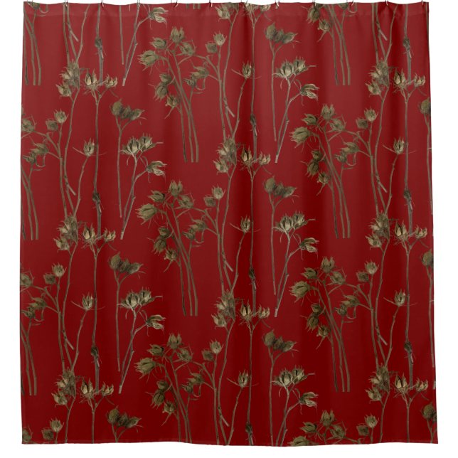Cortina Para Box Seed Pods on a Shower Curtain (Frente)