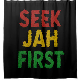 Cortina Para Box Seek Jah First Rastafarian Reggae Rasta Colors
