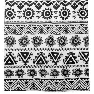 Cortina Para Box Segundo padrão étnico tribal, perfeito.
