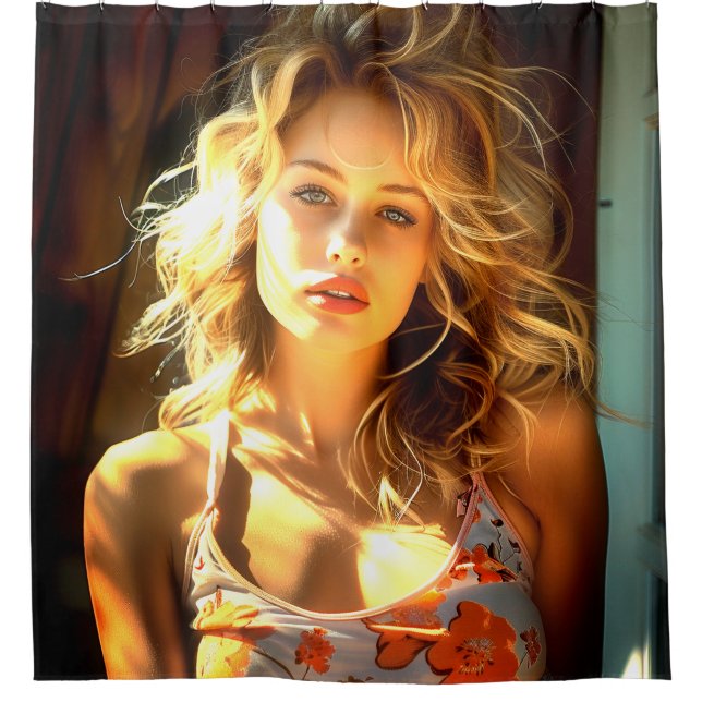 Cortina Para Box Senhora bonito (Frente)