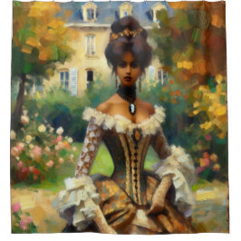 Cortina Para Box Senhora Vitoriana na Cortina de Chá do Jardim