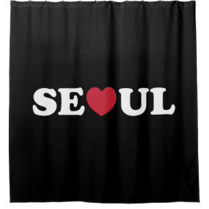 Cortina Para Box Seoul Love Heart