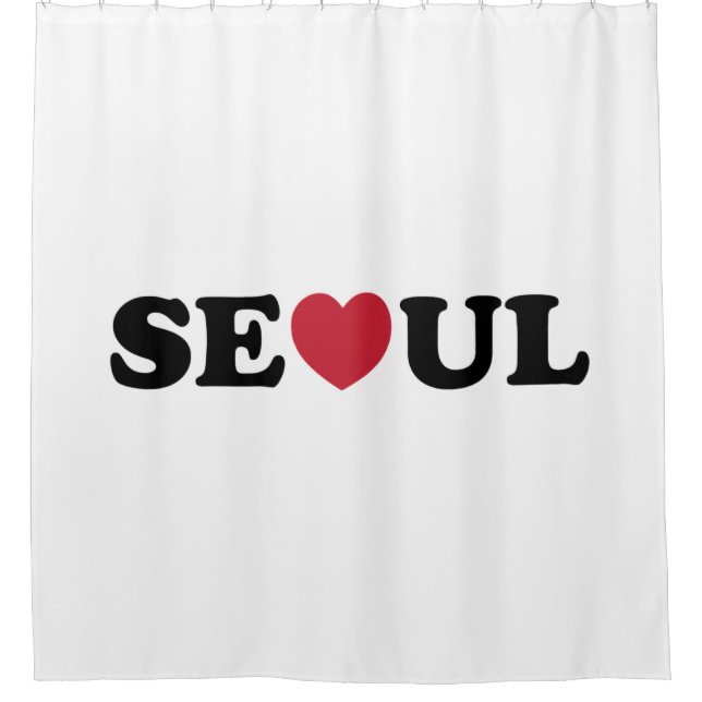 Cortina Para Box Seoul Love Heart (Frente)