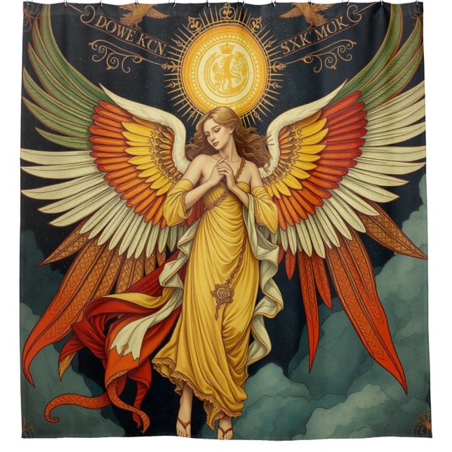 Cortina Para Box „Seraphim – Flammen des Lichts, Wächter der Seele“ (Frente)