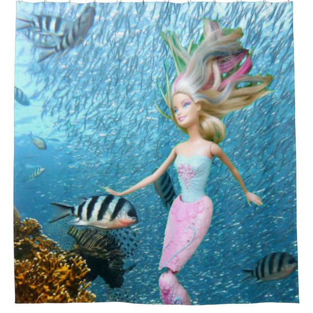 Cortina Para Box Sereia Famosa (Frente)