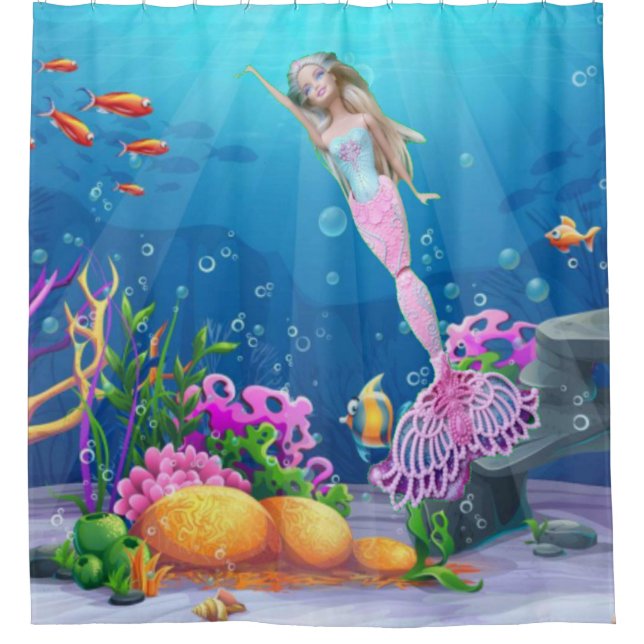 Cortina Para Box Sereia Famosa (Frente)