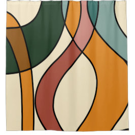 Cortina Para Box Serene Savanna Gentle Abstract Modern Earthy 