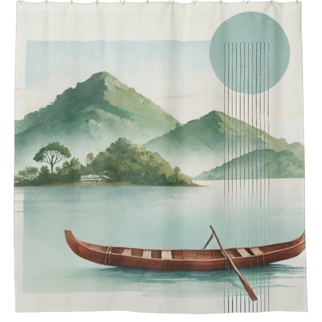 CORTINA PARA BOX "SERENITY" - SHOWER CURTAIN (Frente)