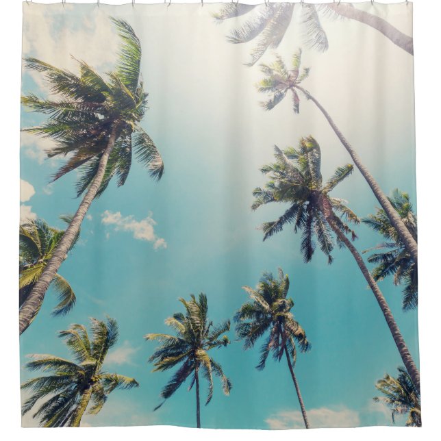 Cortina Para Box Serenity Tropical Beach Landscape (Frente)