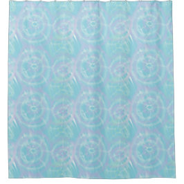 Cortina Para Box Sereno Tie-Dye Azul