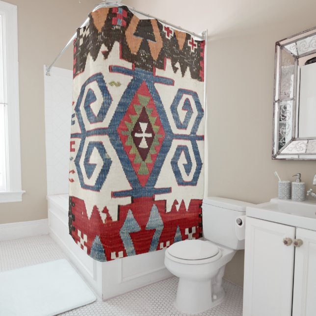 Cortina Para Box Seta de Diamante Azul Konya Cowboy Saddle (In Situ)