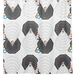 Cortina Para Box Shapes And Colors Shower Curtain