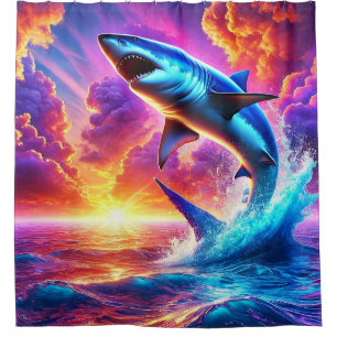 Cortina Para Box Shark Art