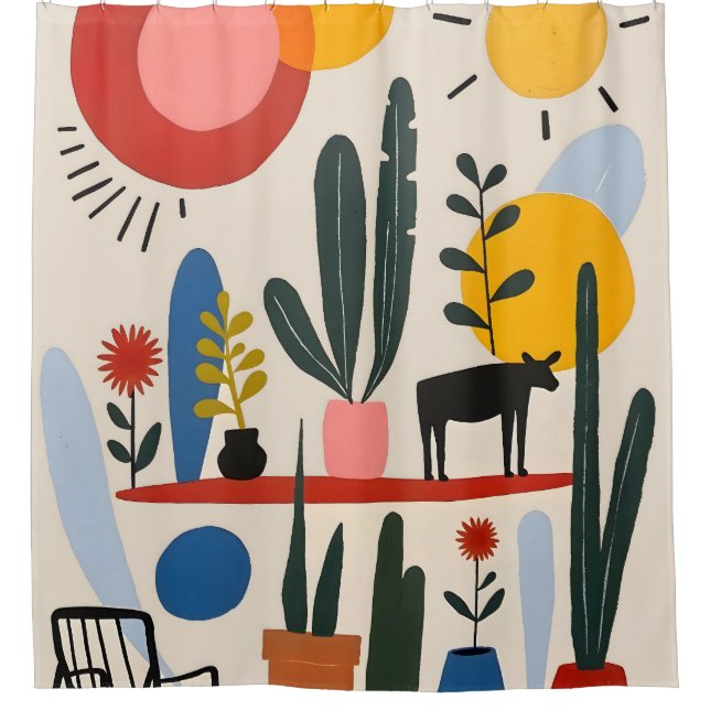 Cortina Para Box Shelfie (Frente)