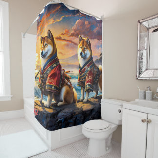 Cortina Para Box Shiba Inu By The Shore 02 Design Por Rich AMeN Gil