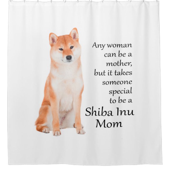 Cortina Para Box Shiba Inu Cortina de Chá da Mãe (Frente)