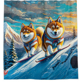 Cortina Para Box Shiba Inu Nos Snowboards 02 Design: Rich AMeN Gill