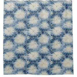 Cortina Para Box Shibori Blue Tie Dye Japão Padrão Tradicional 1